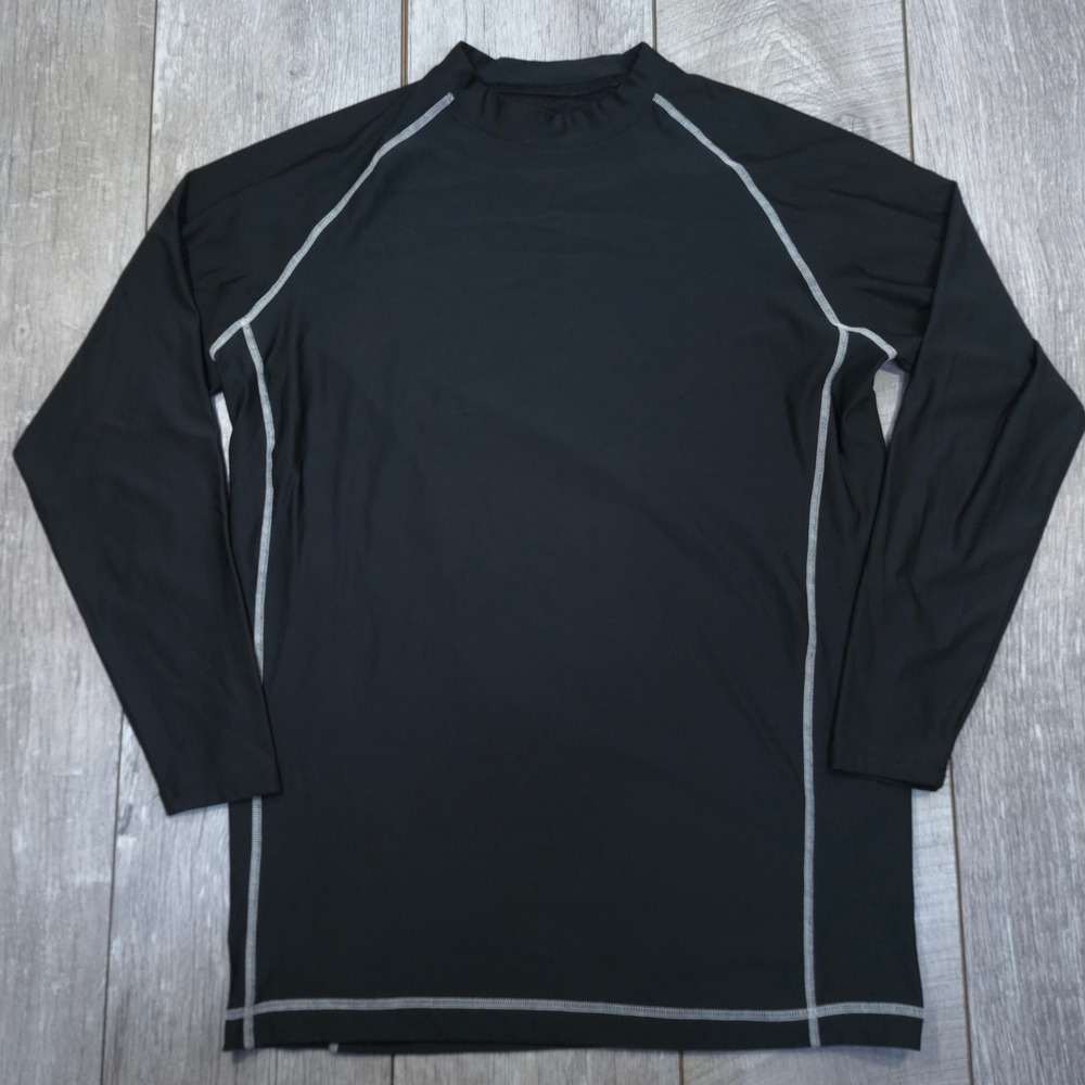 FootJoy Thermal Base Layer Mens XL Black Long Sleeve Mock Neck Golf Shirt